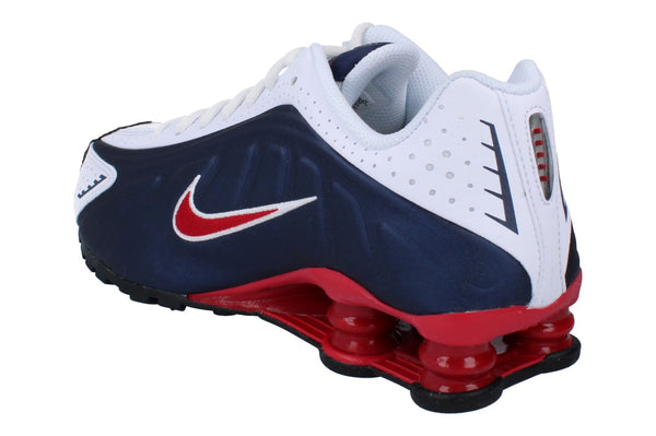 Nike Shox R4 GS Cw2626 400 - Midnight Navy Gym Red White 400 - Photo 0