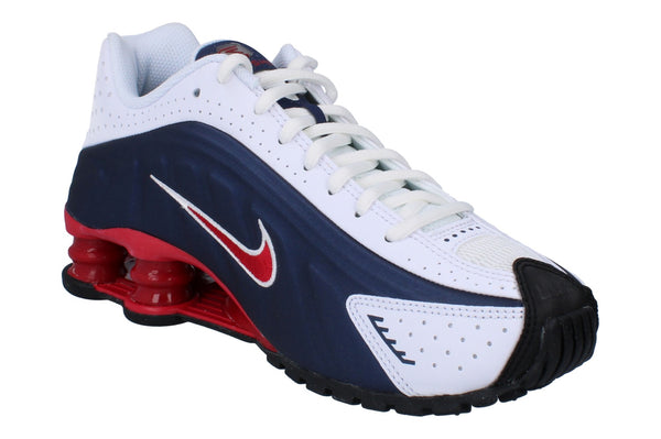 Nike Shox R4 GS Cw2626 400 - Midnight Navy Gym Red White 400 - Photo 0