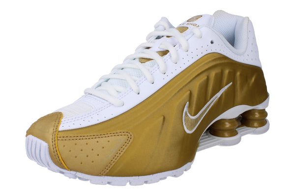 Nike Shox R4 Gs Running Trainers Cw2626 700 - Metallic Gold 700 - Photo 0