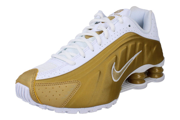 Nike Shox R4 Gs Running Trainers Cw2626 700 - Metallic Gold 700 - Photo 0