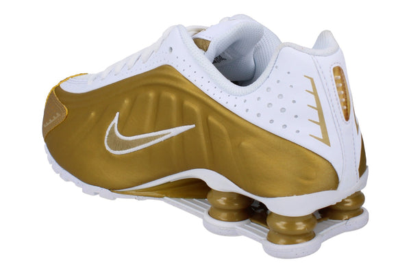 Nike Shox R4 Gs Running Trainers Cw2626 700 - Metallic Gold 700 - Photo 0