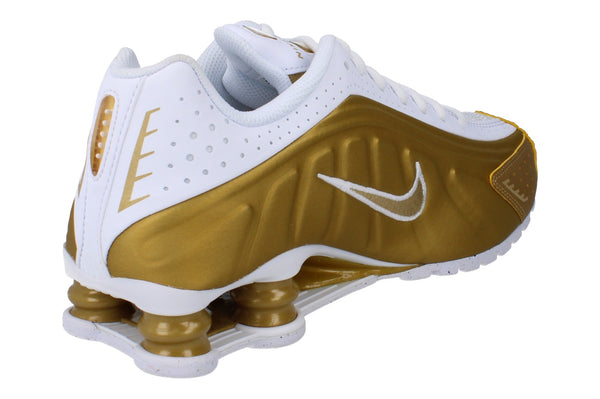 Nike Shox R4 Gs Running Trainers Cw2626 700 - Metallic Gold 700 - Photo 0