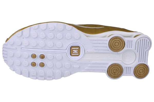 Nike Shox R4 Gs Running Trainers Cw2626 700 - Metallic Gold 700 - Photo 0