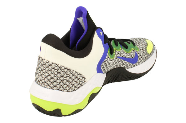Nike Renew Elevate II Mens Basketball Trainers Cw3406 101 - White Black Volt Indigo Burst 101 - Photo 0