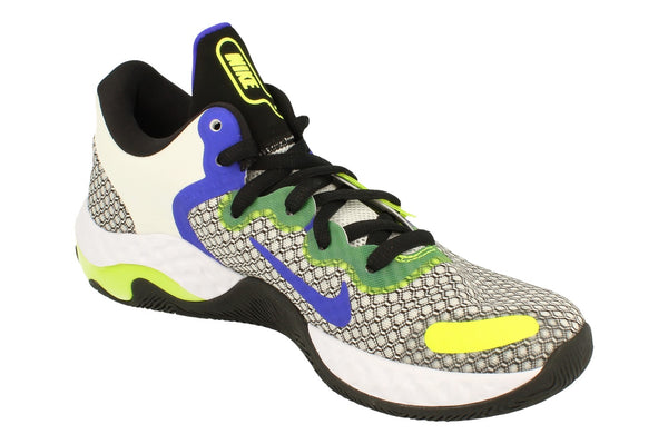 Nike Renew Elevate II Mens Basketball Trainers Cw3406 101 - White Black Volt Indigo Burst 101 - Photo 0