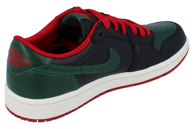 Nike Womens Air Jordan 1 Retro Low Og Trainers Cz0775  036 - Black Gorge Green Varsity Red 036 - Photo 2