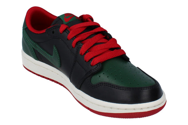 Nike Womens Air Jordan 1 Retro Low Og Trainers Cz0775  036 - Black Gorge Green Varsity Red 036 - Photo 0