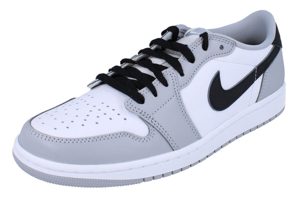 Nike Air Jordan 1 Retro Low Og Mens Trainers Cz0790  110 - White Black Wolf Grey 110 - Photo 0