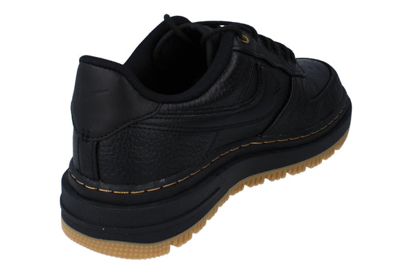Nike Air Force 1 Luxe Mens Trainers Db4109 001 - Black Bucktan Gum Yellow 001 - Photo 0