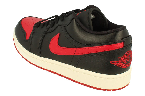Nike Womens Air Jordan 1 Low Trainers Dc0774  061 - Black Gym Red Sail 061 - Photo 0