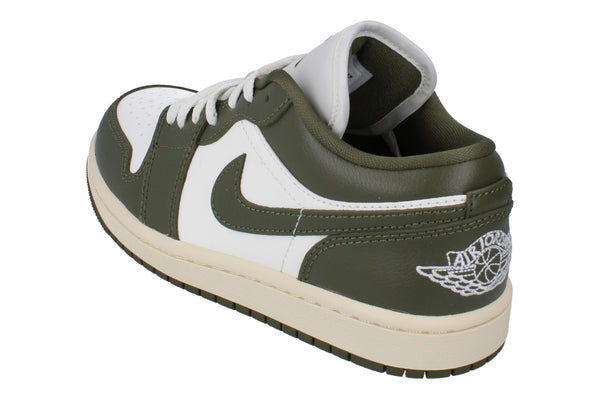 Nike Womens Air Jordan 1 Low Trainers Dc0774 122 - Sail Medium Olive Coconut Milk 122 - Photo 0