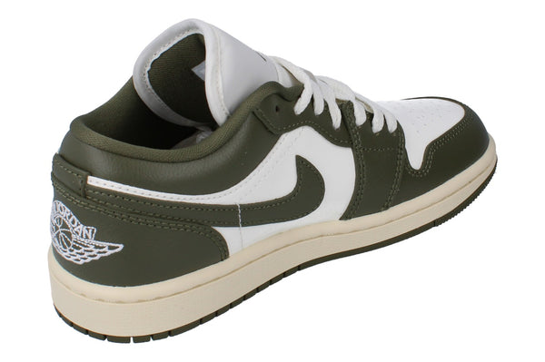 Nike Womens Air Jordan 1 Low Trainers Dc0774 122 - Sail Medium Olive Coconut Milk 122 - Photo 0