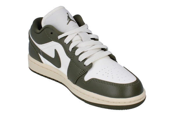 Nike Womens Air Jordan 1 Low Trainers Dc0774 122 - Sail Medium Olive Coconut Milk 122 - Photo 0