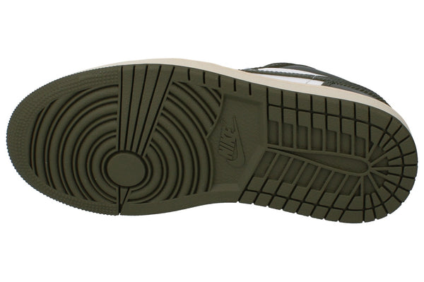 Nike Womens Air Jordan 1 Low Trainers Dc0774 122 - Sail Medium Olive Coconut Milk 122 - Photo 0