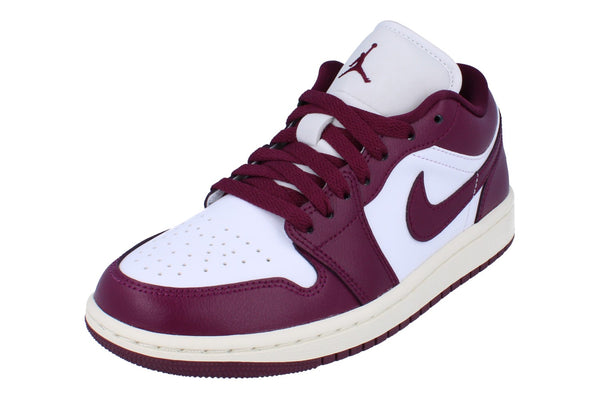 Nike Womens Air Jordan 1 Low Trainers Dc0774 161 - White Bordeaux Sail 161 - Photo 0
