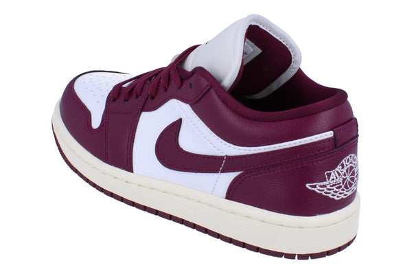 Nike Womens Air Jordan 1 Low Trainers Dc0774 161 - White Bordeaux Sail 161 - Photo 0