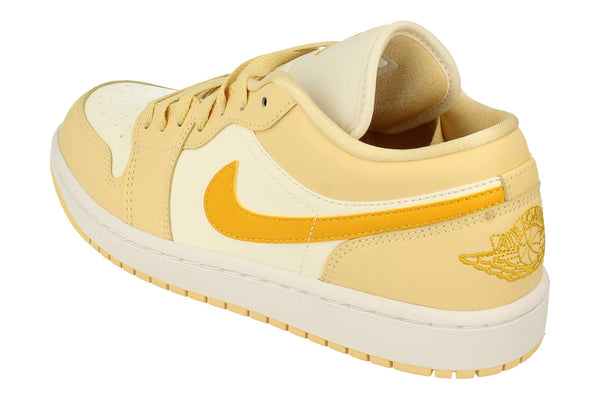 Nike Womens Air Jordan 1 Low Trainers Dc0774  170 - Sail Yellow Chrome Pale Vanilla 170 - Photo 0