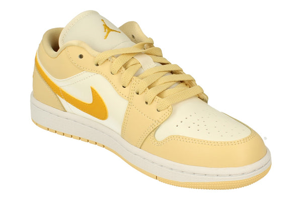 Nike Womens Air Jordan 1 Low Trainers Dc0774  170 - Sail Yellow Chrome Pale Vanilla 170 - Photo 0