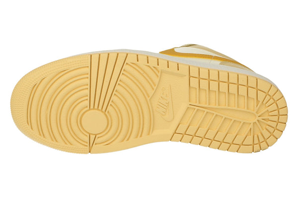 Nike Womens Air Jordan 1 Low Trainers Dc0774  170 - Sail Yellow Chrome Pale Vanilla 170 - Photo 0