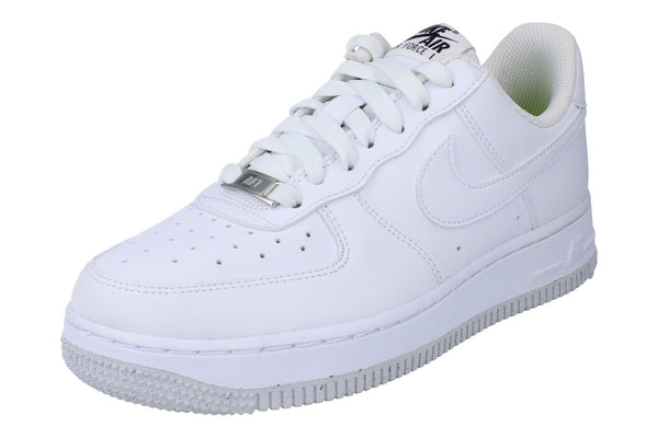 Nike Womens Air Force 1 07 Next Nature Trainers Dc9486 101 - White White Black 101 - Photo 0