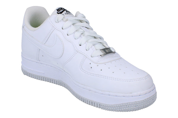 Nike Womens Air Force 1 07 Next Nature Trainers Dc9486 101 - White White Black 101 - Photo 0