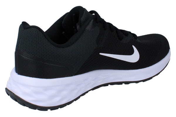 Nike Revolution 6 NN GS Trainers Dd1096 003 - Black White Dark Smoke Grey 003 - Photo 0