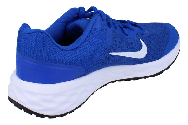 Nike Revolution 6 NN GS Trainers Dd1096  411 - Game Royal White Black 411 - Photo 0