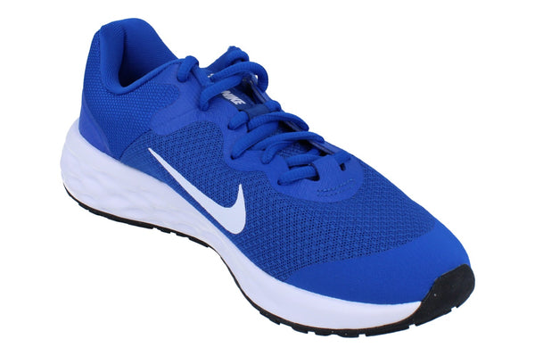 Nike Revolution 6 NN GS Trainers Dd1096  411 - Game Royal White Black 411 - Photo 0