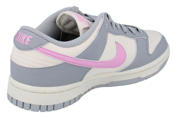 Nike Womens Dunk Low Next Nature Womens Trainers Dd1873 002 - Light Smoke Grey Pink Rise 002 - Photo 0