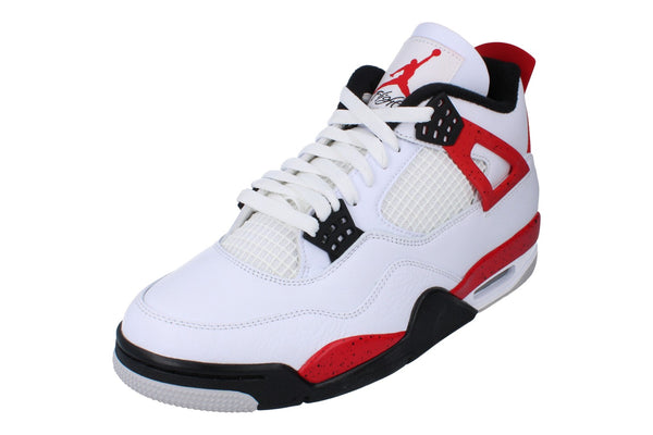Nike Air Jordan 4 Retro Mens Basketball Trainers Dh6927  161 - White Fire Red Black 161 - Photo 0