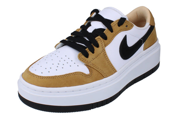 Nike Air Jordan 1 Elevate Low Womens Trainers Dh7004 701 - Golden Harvest Black White 701 - Photo 0