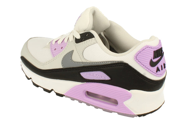 Nike Womens Air Max 90 Trainers Dh8010  103 - White Cool Grey Lilac 103 - Photo 0
