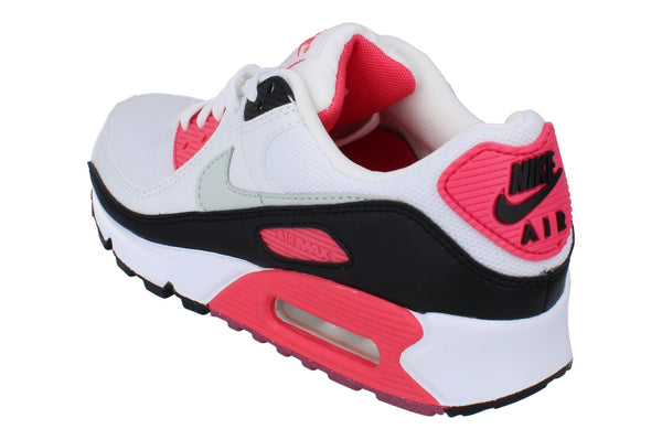 Nike Womens Air Max 90 Trainers Dh8010  105 - White Light Silver Aster Pink 105 - Photo 0