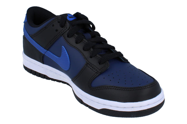 Nike Dunk Low GS Trainers Dh9765 402 - Midnight Navy Game Royal Black 402 - Photo 0