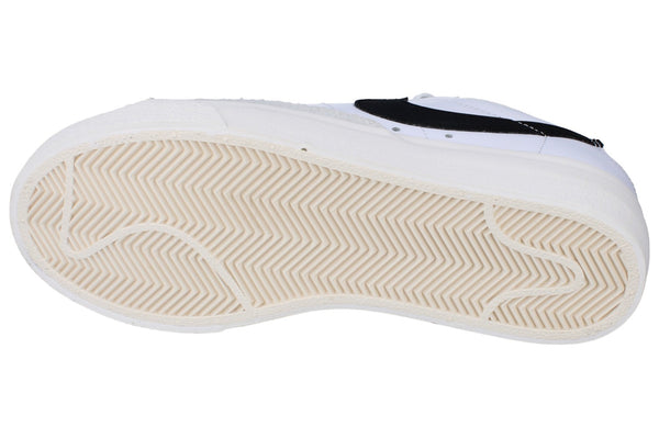 Nike Womens Blazer Low Platform Trainers Dj0292  101 - White Black Sail Team Orange 101 - Photo 0