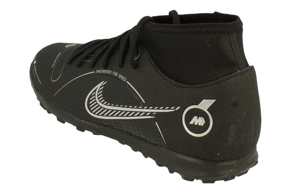 Nike Superfly 8 Club Tf Mens Football Boots Dj2909 Trainers Shoes  007 - Black Metallic Silver 007 - Photo 0