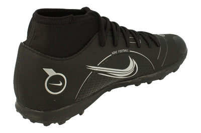 Nike Superfly 8 Club Tf Mens Football Boots Dj2909 Trainers Shoes  007 - Black Metallic Silver 007 - Photo 2