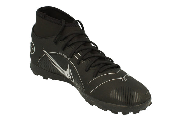 Nike Superfly 8 Club Tf Mens Football Boots Dj2909 Trainers Shoes  007 - Black Metallic Silver 007 - Photo 0