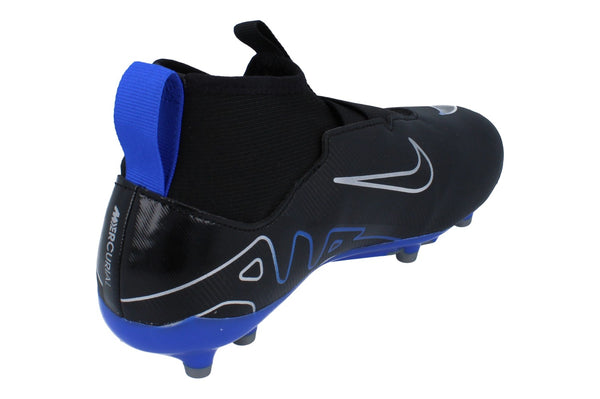 Nike Junior Zoom Superfly 9 Academy Fg/Mg Football Boots Dj5623  040 - Black Chrome Hyper Royal 040 - Photo 0