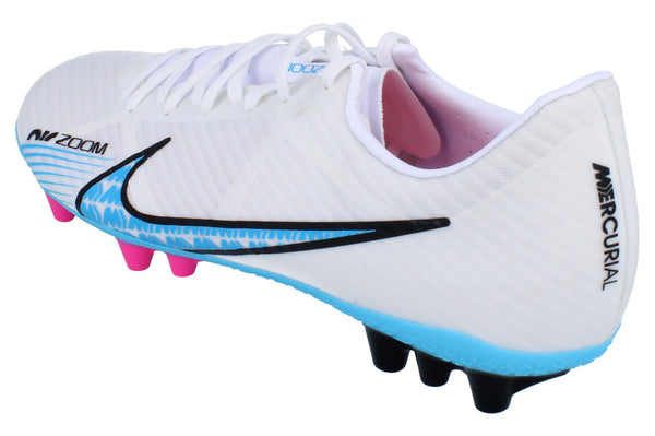 Nike Zoom Vapor 15 Academy AG Mens Football Boots Dj5630 146 - White Metallic Blue Pink Blast 146 - Photo 0