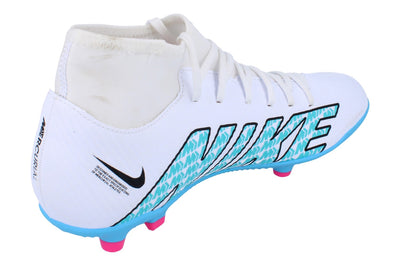 Nike Superfly 9 Club Fg/Mg Mens Football Boots Dj5961  146 - White Blatic Blue Pink Blast 146 - Photo 2