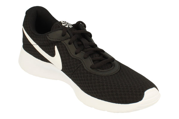 Nike Womens Tanjun Trainers Dj6257  004 - Black White Barely Volt 004 - Photo 0