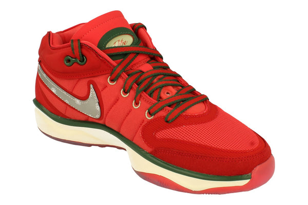 Nike Air Zoom G.T. Hustle 2 Mens Basketball Trainers Dj9405  601 - Track Red Metallic Silver 601 - Photo 0