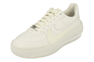 Nike Womens Air Force 1 Plt.Af.Orm Trainers Dj9946  100 - White Summit White 100 - Photo 0