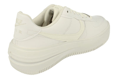 Nike Womens Air Force 1 Plt.Af.Orm Trainers Dj9946  100 - White Summit White 100 - Photo 2