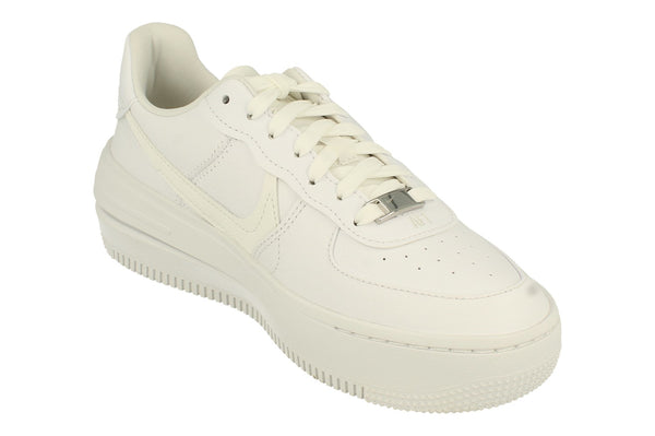 Nike Womens Air Force 1 Plt.Af.Orm Trainers Dj9946  100 - White Summit White 100 - Photo 0