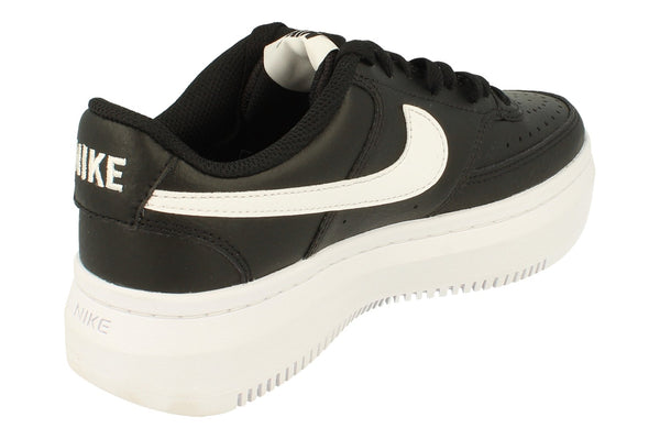Nike Court Vision Alta LTR Womens Trainers Dm0113  002 - Black White 002 - Photo 0