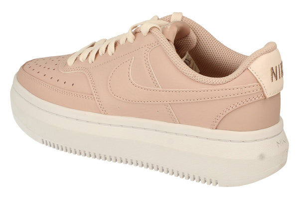 Nike Court Vision Alta LTR Womens Trainers Dm0113  600 - Pink Oxford White 600 - Photo 0