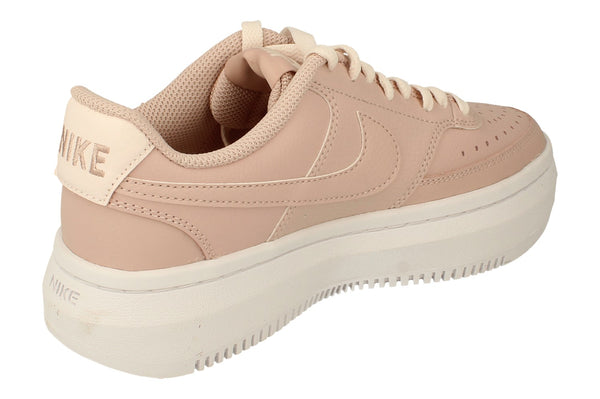 Nike Court Vision Alta LTR Womens Trainers Dm0113  600 - Pink Oxford White 600 - Photo 0