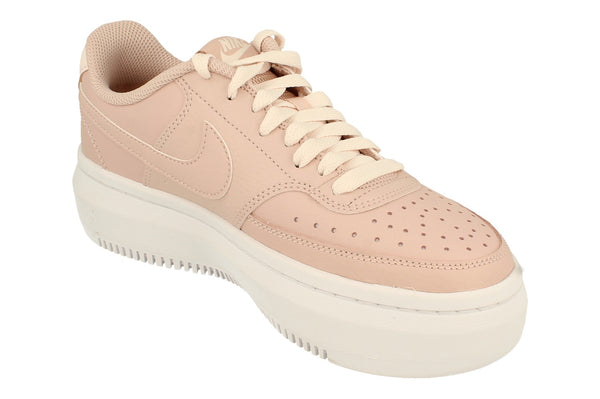 Nike Court Vision Alta LTR Womens Trainers Dm0113  600 - Pink Oxford White 600 - Photo 0